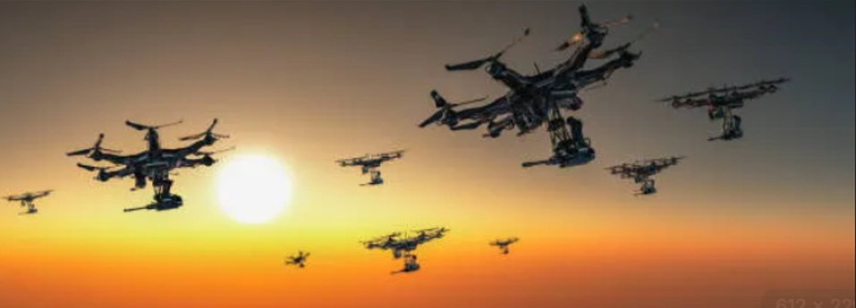 Drones In Flight
