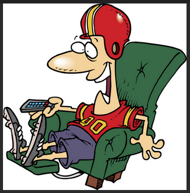 Gray Hair Sports Fan