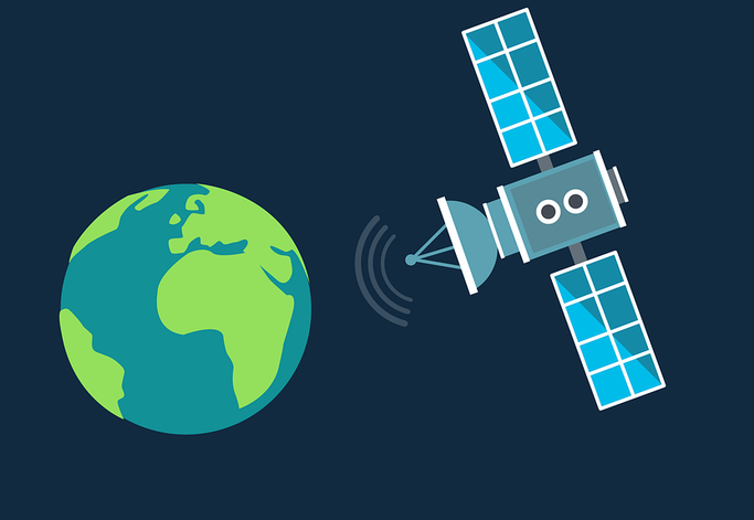 Orbiting Satellite