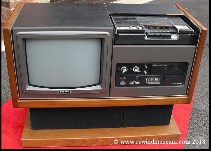 Sony VCR TV Console